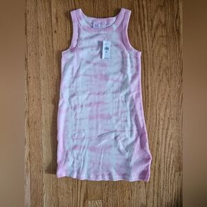 NWT GAP Kids Pink Tie Dye Dress 6-7 Years